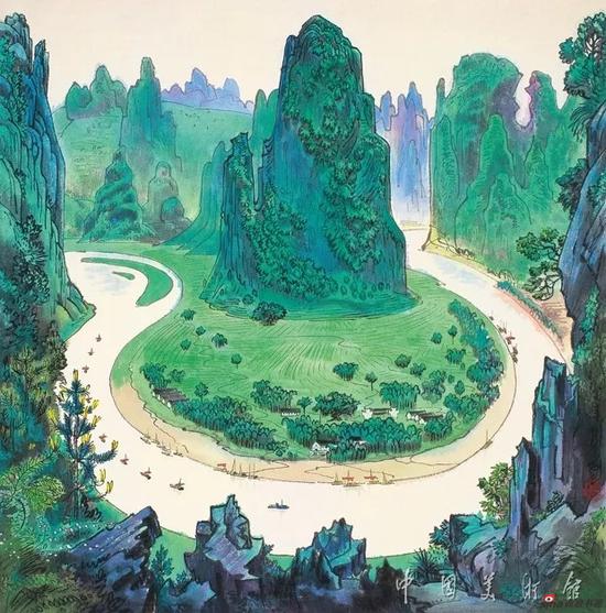 漓江胜景,周令钊,1988