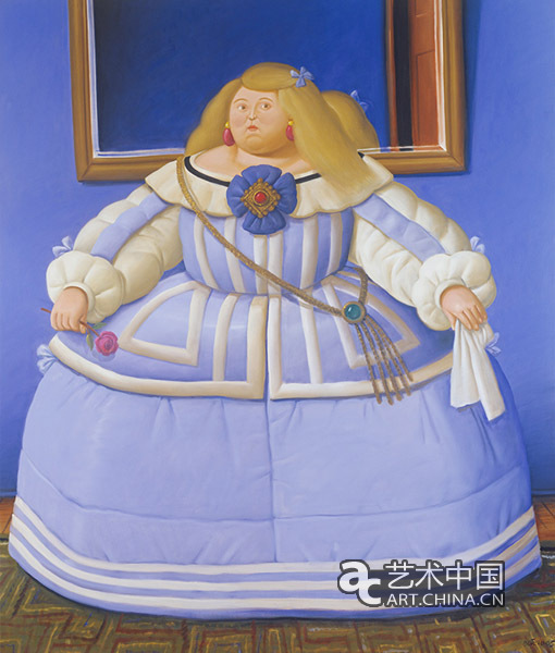 委拉斯凯兹《玛格丽特公主像》再创作（2005），布面油画