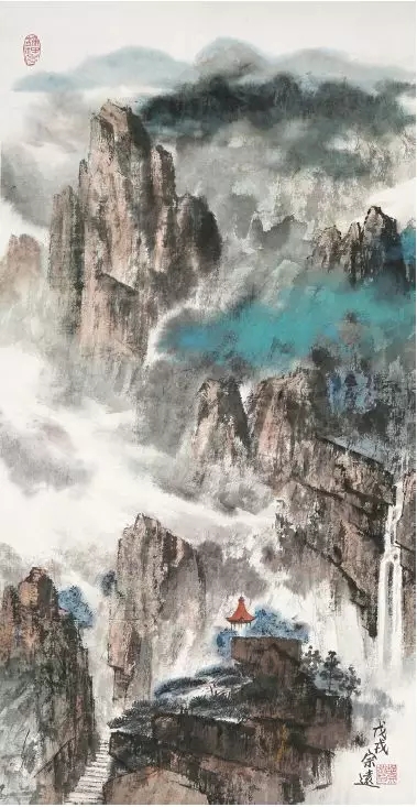 《青泉》 50cm×97cm