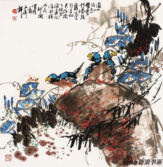 长向深秋结此花 68cm×70cm