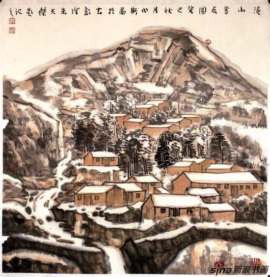 《溪山雪居图》