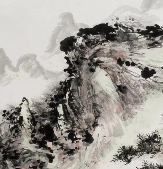 《山居图》局部