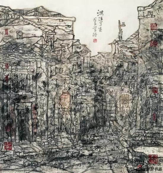 洪江古韵系列之二 95cm×95cm 2008年