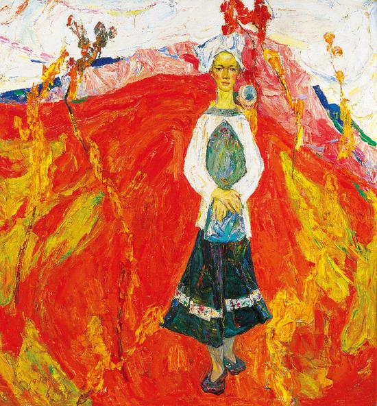 罗尔纯，九月，163×154，布面油画，1996年