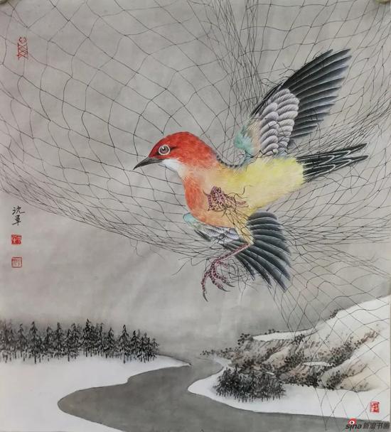 《世象》之十 50cm-50cm 2018年 设色纸本