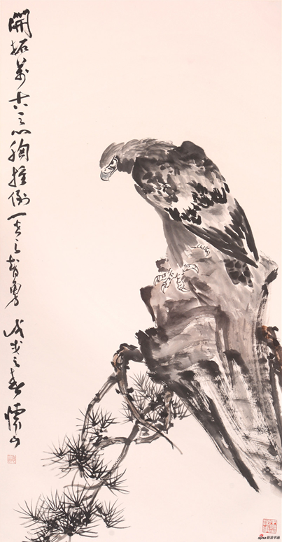 《开拓万古之心胸 推倒一世之智勇》137×68cm 2018年