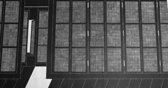 《一生都会去看你》2012-2 水墨 180×97cm 2012 年
