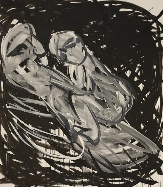 《人物系列No.25》 油画 亚麻布、丙烯 230×200 cm 2018