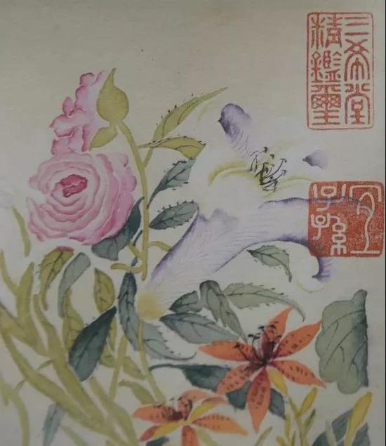 《百花图谱精品卷》局部 570x27cm