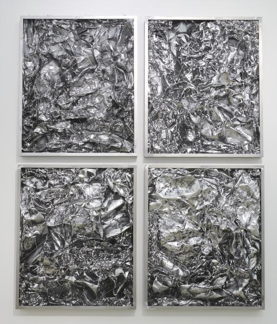 物的褶皱 系列  The fold of objects series 金属综合材料 Metal material 150×180cm 2018