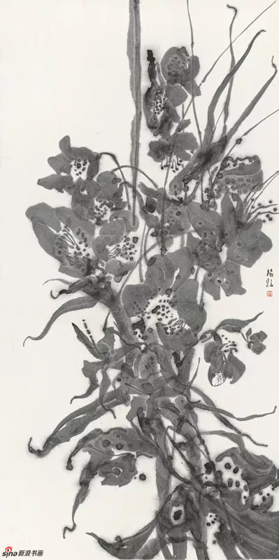 《花卉系列之一》 68cm×135cm