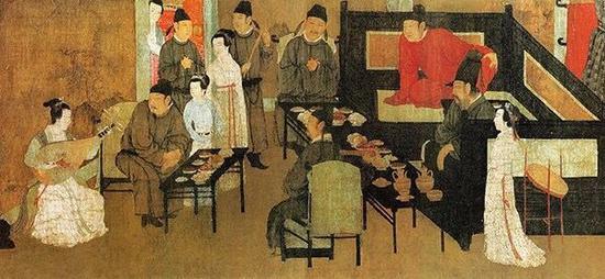 韩熙载夜宴图局部