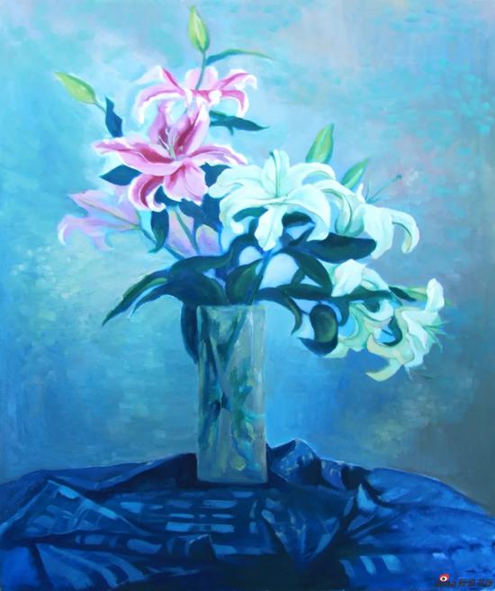 芳華正好 龔帝欣 油畫