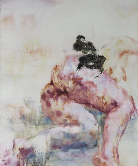 鸟人系列之十二150cmx180cm 布面油画2008