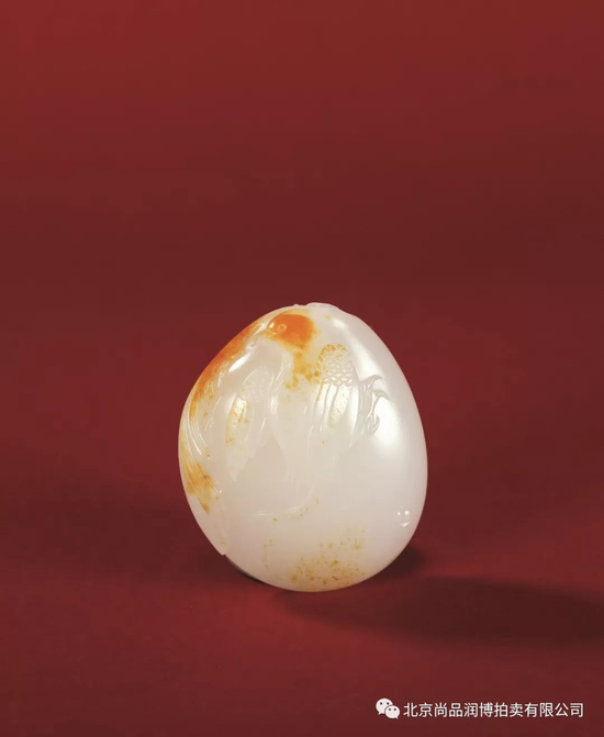 02997瞿利军 新疆和田玉籽料寿带富贵 规格:4.0×3.3×1.3cm 重量:27g RMB:40000-60000