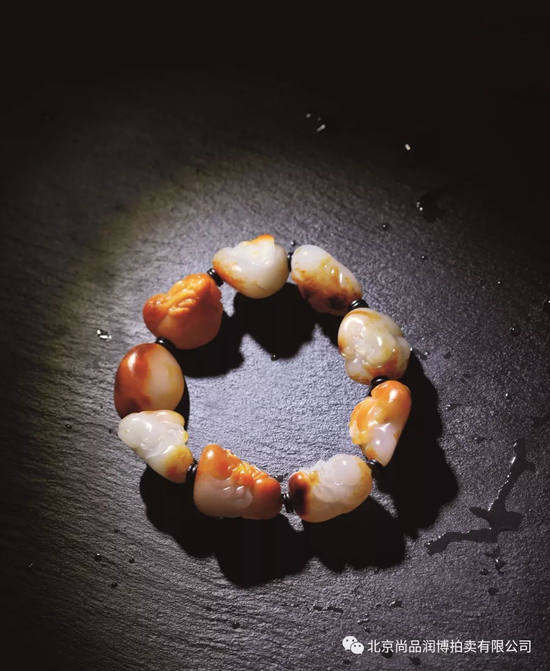 03041王永祥 新疆和田玉籽料群仙祝寿手串 规格:9颗 重量:99.6g RMB:350000-450000