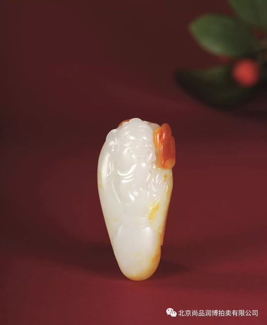 03054孙鹏 新疆和田玉籽料名利双收 规格:4.1×2.0×1.4cm 重量:16.8g RMB:45000-65000