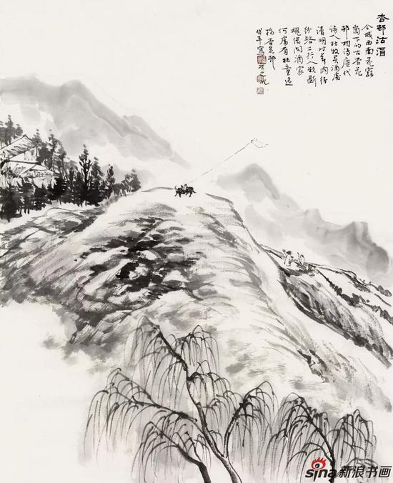 杏村沽酒 60cm-48cm