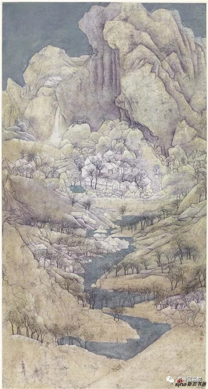 段晓丽 山静水幽 180×90cm