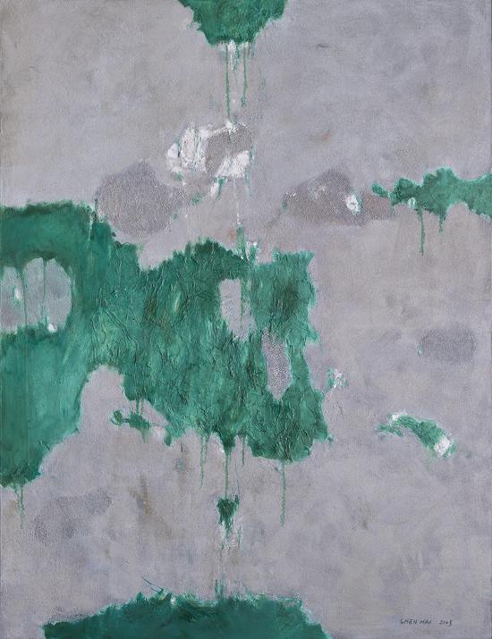 楼兰夜话 NO.22 145x190cm 布面油画 2005