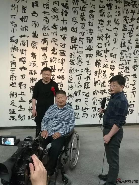 著名书法家张锡庚为秦健书法展及作品点评