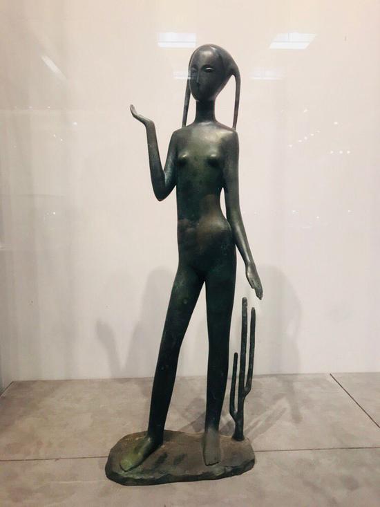 霍波洋《初潮》90x32x18cm 青铜