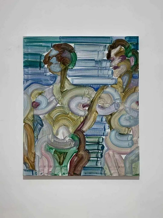 江上越个展“一期一会”现场 白石画廊香港-5 ?Etsu Egami