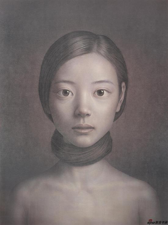 张辉《向光注视-2》86X65cm 平版2018年