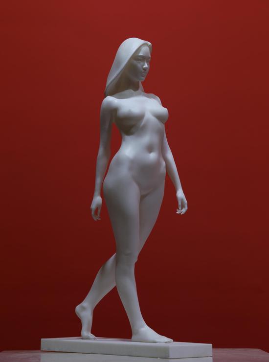 《女人体》刘晔14x32x57cm 材料：光敏树脂