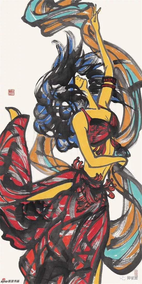 舞韵 138x69cm