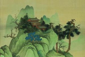 张大千宋人山寺图亮相匡时