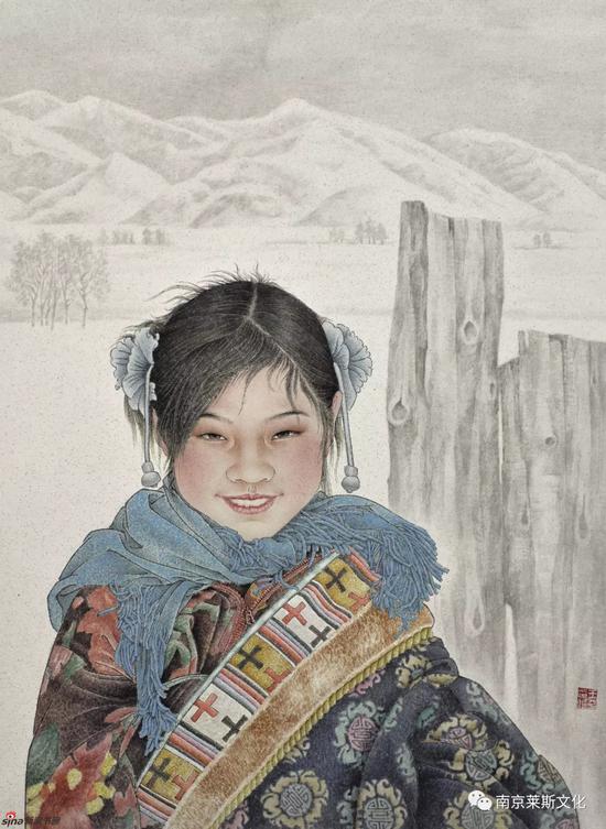 雪域格桑花 82.5cm×61cm