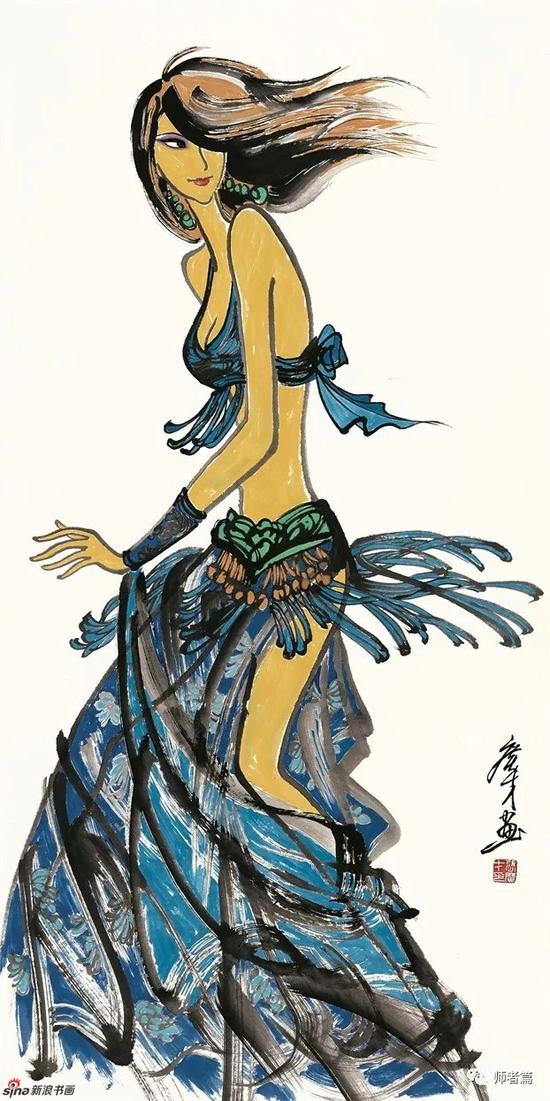 天山舞韵之二 137x82.5cm