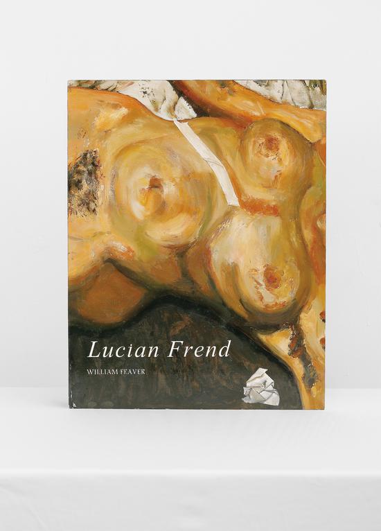 藏书-卢西恩·弗洛伊德 木板油画 44.8 × 35 × 6.8cm 2014
