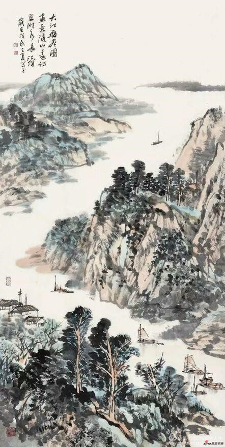 湖北省中国画学会会长施江城特邀出展