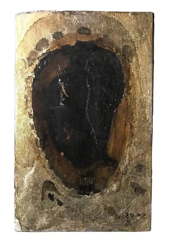 翁纪军,人兽佛系列,16x25cm ,2002年