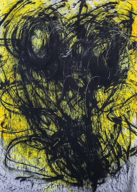 玛瑞欧?本雅明 无题 50”x70”布面丙烯 2017