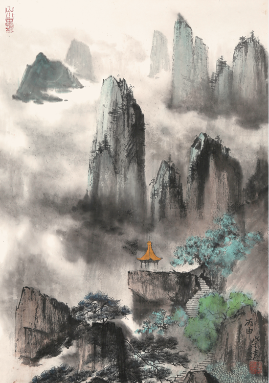 郜宗远作品《山雨欲来》