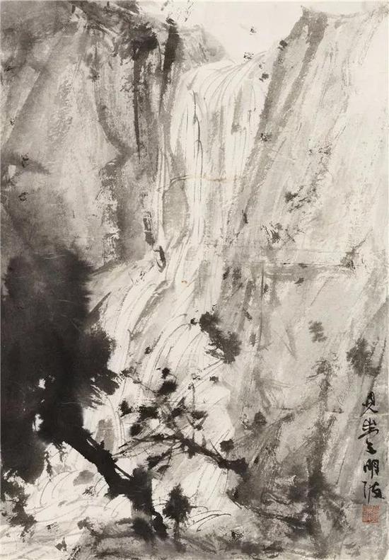 刘明波 山水 31x44cm