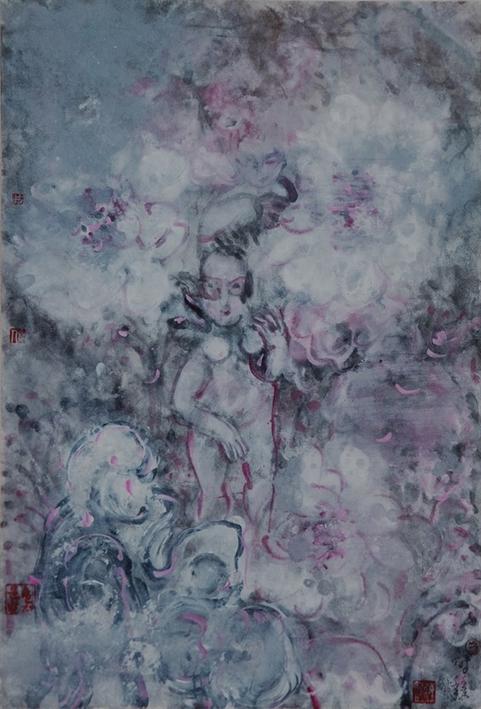 桃花源系列一之一 纸本水墨 67.3×45.8cm 2012-2018