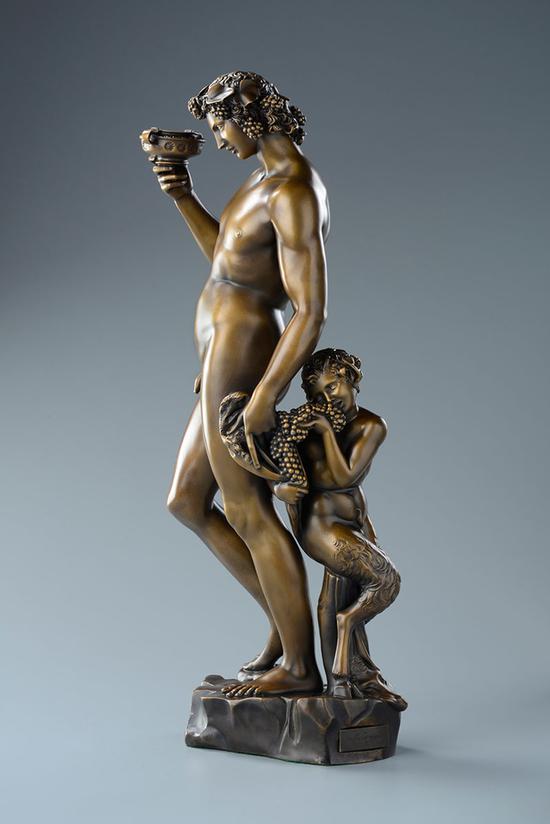 米开朗基罗 Bacchus（酒神）2014年 青铜雕塑 61 x 24 x 20cm