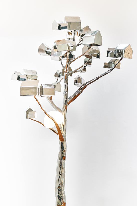 冯力仁,Habitat 2019 栖息2019,立雕,不锈钢,1m x 1m x 2m(h)