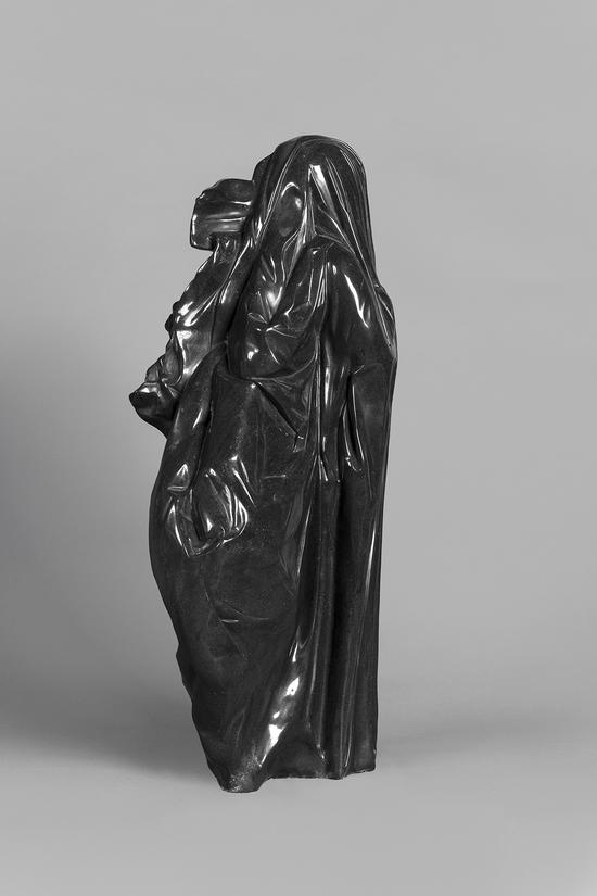 4慢性5 Chronic S No.5，黑色天然大理石 Natural Black Marble， 48X22X14cm，2013