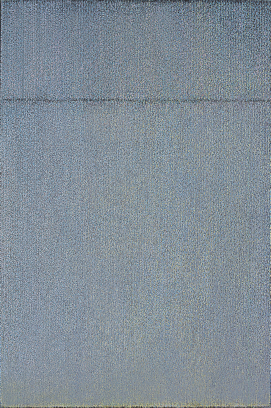 蒋正根作品 《点苔 -16.11NO.8》 丙烯 120×100cm