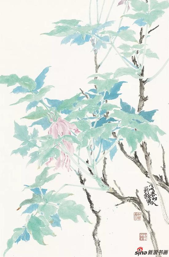 齐云•杂花系列之四 50.5×33cm 2018年 纸本