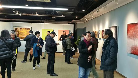 异号——2018上海抽象画会春季展现场