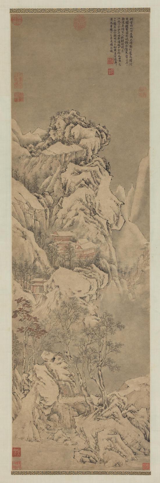 陆治 朔雪山河图