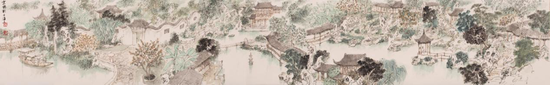 胡震国 春色满园 21×51cm 21×134cm 