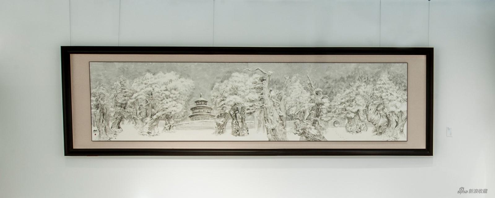 瑞雪丰年，于快成，124cm×490cm，2020年