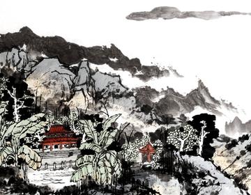 魏杰作品《圣水塘》